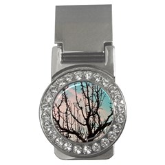 Fruit Tree Silhouette Aesthetic Money Clips (cz)  by Pakrebo