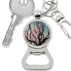 Fruit Tree Silhouette Aesthetic Bottle Opener Key Chain by Pakrebo