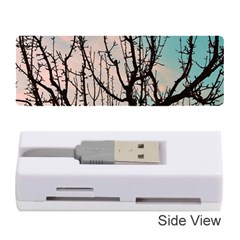 Fruit Tree Silhouette Aesthetic Memory Card Reader (stick) by Pakrebo