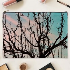 Fruit Tree Silhouette Aesthetic Cosmetic Bag (xxxl) by Pakrebo