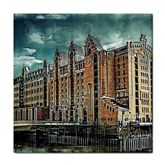 Architecture City Building Travel Tile Coasters by Pakrebo