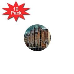 Architecture City Building Travel 1  Mini Buttons (10 Pack)  by Pakrebo