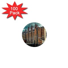 Architecture City Building Travel 1  Mini Magnets (100 Pack)  by Pakrebo