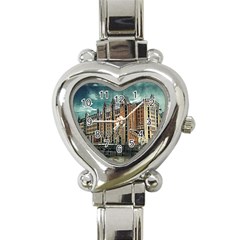 Architecture City Building Travel Heart Italian Charm Watch by Pakrebo