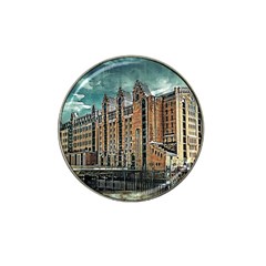 Architecture City Building Travel Hat Clip Ball Marker (10 Pack) by Pakrebo