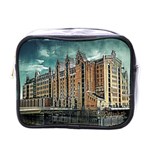 Architecture City Building Travel Mini Toiletries Bag (One Side) Front