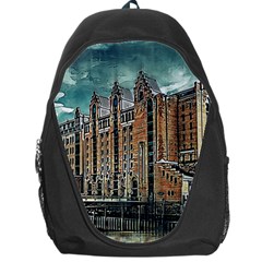 Architecture City Building Travel Backpack Bag by Pakrebo