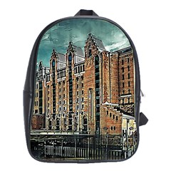 Architecture City Building Travel School Bag (xl) by Pakrebo