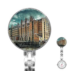 Architecture City Building Travel Stainless Steel Nurses Watch by Pakrebo