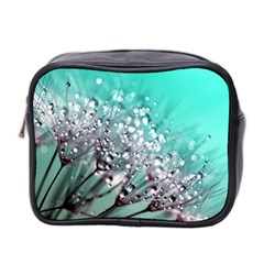 Dandelion Seeds Flower Nature Mini Toiletries Bag (two Sides) by Pakrebo