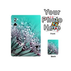 Dandelion Seeds Flower Nature Playing Cards Double Sided (mini) by Pakrebo