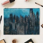 Cityscape Buildings Skyscraper Cosmetic Bag (XL) Front