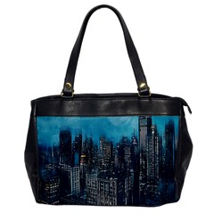 Cityscape Buildings Skyscraper Oversize Office Handbag by Pakrebo