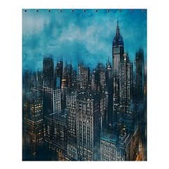 Cityscape Buildings Skyscraper Shower Curtain 60  X 72  (medium)  by Pakrebo