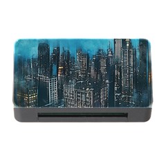 Cityscape Buildings Skyscraper Memory Card Reader With Cf by Pakrebo