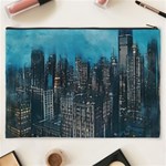 Cityscape Buildings Skyscraper Cosmetic Bag (XXXL) Back