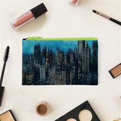 Cityscape Buildings Skyscraper Cosmetic Bag (xs) by Pakrebo