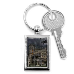 Castle Mansion Architecture House Key Chain (rectangle) by Pakrebo