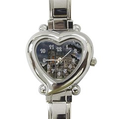 Castle Mansion Architecture House Heart Italian Charm Watch by Pakrebo