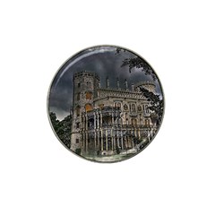 Castle Mansion Architecture House Hat Clip Ball Marker by Pakrebo