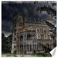 Castle Mansion Architecture House Canvas 20  X 20  by Pakrebo