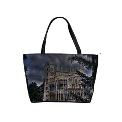 Castle Mansion Architecture House Classic Shoulder Handbag by Pakrebo