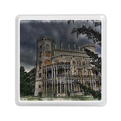 Castle Mansion Architecture House Memory Card Reader (square) by Pakrebo