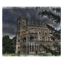 Castle Mansion Architecture House Double Sided Flano Blanket (small)  by Pakrebo