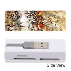 Collage Art The Statue Of Shell Memory Card Reader (stick) by Pakrebo