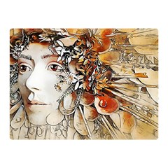 Collage Art The Statue Of Shell Double Sided Flano Blanket (mini)  by Pakrebo