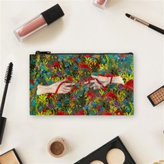 Touch Watercolor Xie Shihong Art Cosmetic Bag (small) by Pakrebo