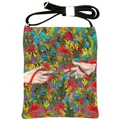 Touch Watercolor Xie Shihong Art Shoulder Sling Bag by Pakrebo