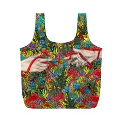 Touch Watercolor Xie Shihong Art Full Print Recycle Bag (m) by Pakrebo