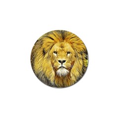 Lion Lioness Wildlife Hunter Golf Ball Marker (4 Pack) by Pakrebo