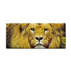 Lion Lioness Wildlife Hunter Hand Towel by Pakrebo