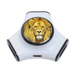 Lion Lioness Wildlife Hunter 3-Port USB Hub Front