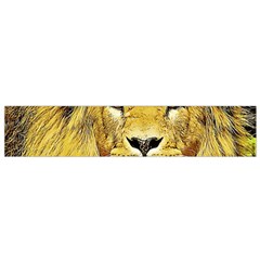 Lion Lioness Wildlife Hunter Small Flano Scarf by Pakrebo