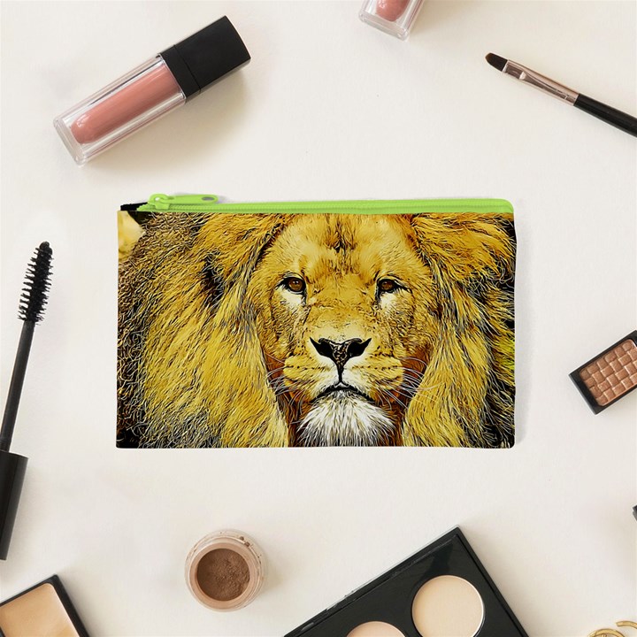 Lion Lioness Wildlife Hunter Cosmetic Bag (XS)