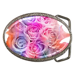 Rose Bouquet Flower Petal Floral Belt Buckles by Pakrebo