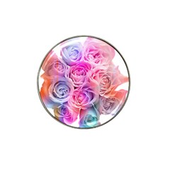 Rose Bouquet Flower Petal Floral Hat Clip Ball Marker (10 Pack) by Pakrebo