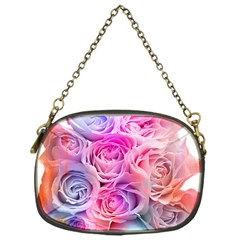 Rose Bouquet Flower Petal Floral Chain Purse (one Side) by Pakrebo