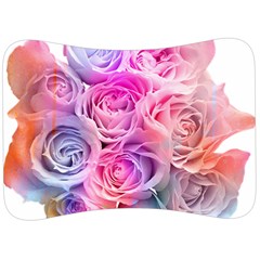 Rose Bouquet Flower Petal Floral Velour Seat Head Rest Cushion