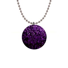 Sequins  White Purple 1  Button Necklace by Pakrebo