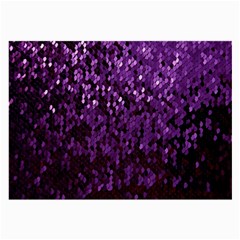 Sequins  White Purple Large Glasses Cloth by Pakrebo