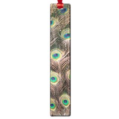 Bird Peacock Tail Feathers Large Book Marks by Pakrebo