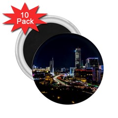 Night City Seoul Travel Korea Sky 2 25  Magnets (10 Pack)  by Pakrebo