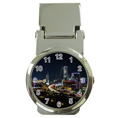 Night City Seoul Travel Korea Sky Money Clip Watches by Pakrebo