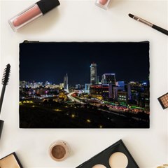 Night City Seoul Travel Korea Sky Cosmetic Bag (large) by Pakrebo