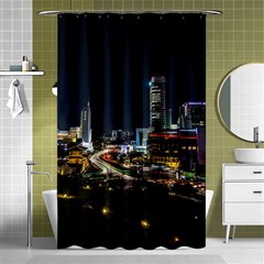 Night City Seoul Travel Korea Sky Shower Curtain 48  X 72  (small)  by Pakrebo