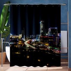 Night City Seoul Travel Korea Sky Shower Curtain 60  X 72  (medium)  by Pakrebo